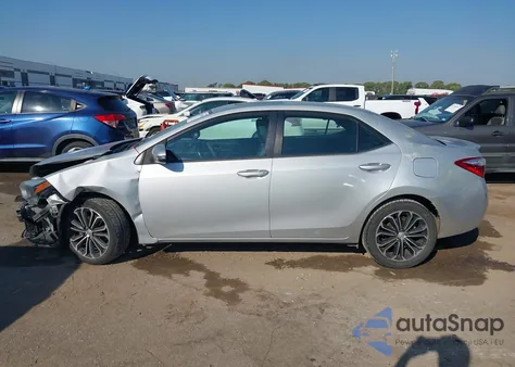 2015 Toyota Corolla S Plus z USA, uszkodzony, nr VIN 2T1BURHE0FC405338